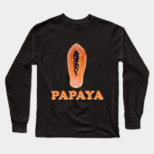 Papaya lovers Long Sleeve T-Shirt